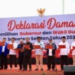 Deklarasi Damai Pemilihan Gubernur dam Wakil Gubernur Sumsel 2024