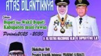 BKPSDM Musi Rawas Mengucapkan Atas Pelantikan Bupati dan Wakil Bupati Musi Rawas Hj.Ratna Machmud dan H.Suprayitno