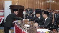 Rapat Paripurna DPRD Bahas LKPJ Bupati Empat Lawang 2024