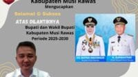 Kepala Bappeda Musi Rawas Erwin syarif