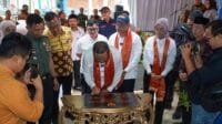 Wakil KSP RI Bersama Bupati Lahat Bursah Zarnubi Meresmikan Gedung Rawat Inap Puskesmas Jarai