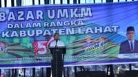 Menyambut HUT Kabupaten Lahat Ke-156, Wakil Bupati Widia Ningsih Membuka Bazar UMKM