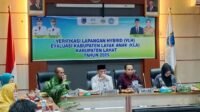 Bupati Bursah Zarnubi Ikuti  Verifikasi Lapangan Evaluasi KLA Dengan Kementerian PPPA RI
