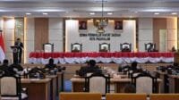 Jawaban Pandangan Fraksi-fraksi Terkait Laporan Pertanggungjawaban Pelaksanaan Raperda LPP Paripurna VIII sidang Ke-3
