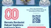 Peluncuran Logo dan Tema HUT Ke-80 Kemerdekaan RI, Bersatu Berdaulat Untuk Indonesia Maju