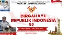 Dinas Perhubungan Kabupaten Lahat Mengucapkan HUT RI ke-80