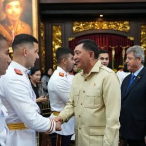 Kadet Universitas Pertahanan RI Asal Palestina Tatap Muka Kementerian Pertahanan Sjafrie Sjamsoeddin Tatap Muka