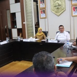 Wakil Wali Kota Hj. Bertha, Menerima Kunker Kepala Kakanwil Kemham Sumsel