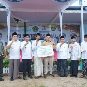 Upacara Peringatan Hari Santri Nasional, Wakil Bupati Musi Rawas H. Suprayitno Jadi Inspektur