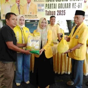 DPD Partai Golkar Lahat Adakan Pasar Murah dan Cek Kesehatan Gratis, HUT Golkar ke-61