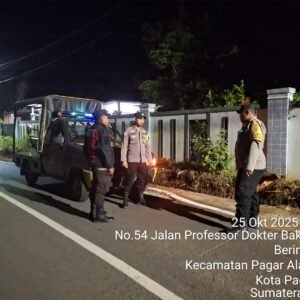 Polres Pagaralam Gencarkan Patroli Malam, Antisipasi Balap Liar dan Kejahatan Jalanan