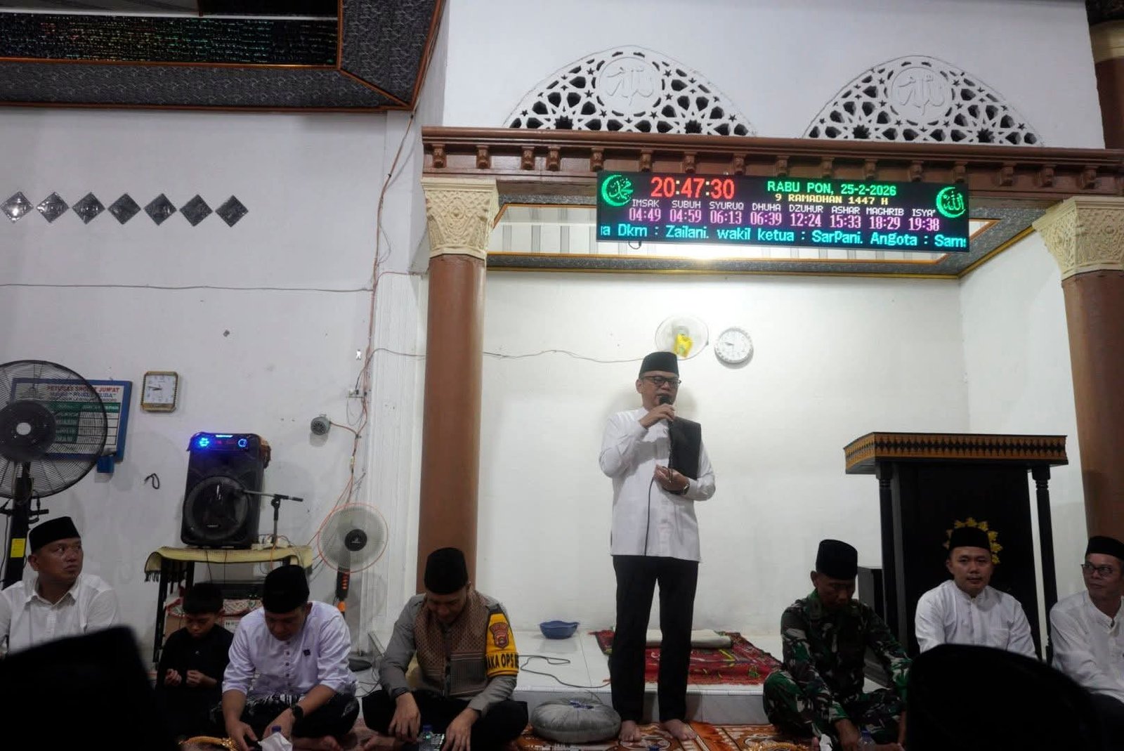 Bupati Empat Lawang Dr. H. Joncik Muhammad Safari Ramadhan 1447 H di Desa Lubuk Layang