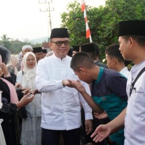 Bupati Empat Lawang Dr. H. Joncik Muhammad Safari Ramadhan 1447 H di Desa Muara Lintang Lama